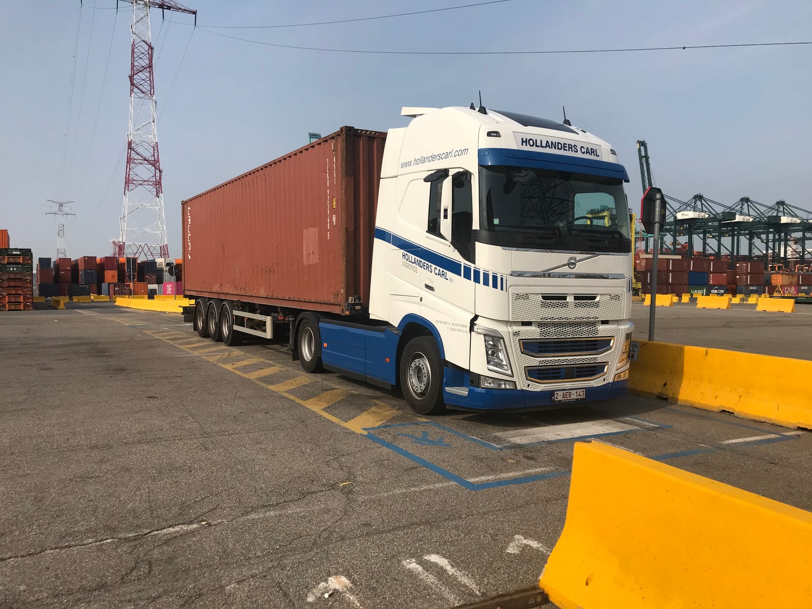 Containertransport door Hollanders Carl Logistics